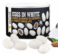 Vajíčka v bílé čokoládě 240 g Mixit 